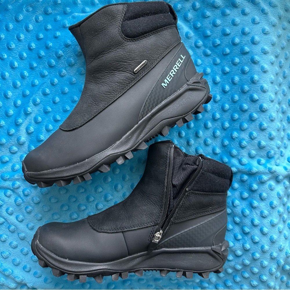 Merrell Thermo Kiruna Mid Zip Waterproof Women’s Boots Size 8 - Picture 2 of 10
